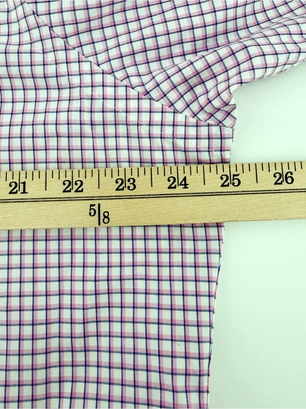 Polo Ralph Lauren Large Shirt Mens Pink Blue Check Plaid Long Sleeve Button Down